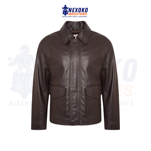 Indiana Jones Harrison Ford Leather Jacket NIJ - 1208
